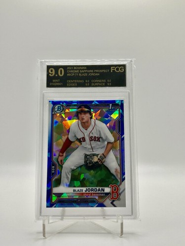 2021 Bowman Sapphire Edition - Chrome Prospects #BCP-71 Blaze Jordan (RC)