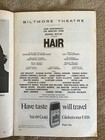 Vintage Broadway Playbill: HAIR, 1969 -  Biltmore Theatre — photo 3
