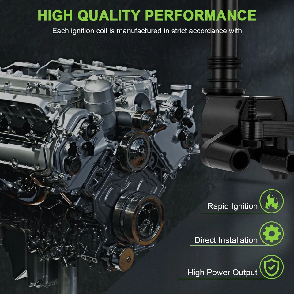 Bobina de encendido 8 para Dodge Magnum V8 2005 5,7 L UF378 Foto 2 de 4