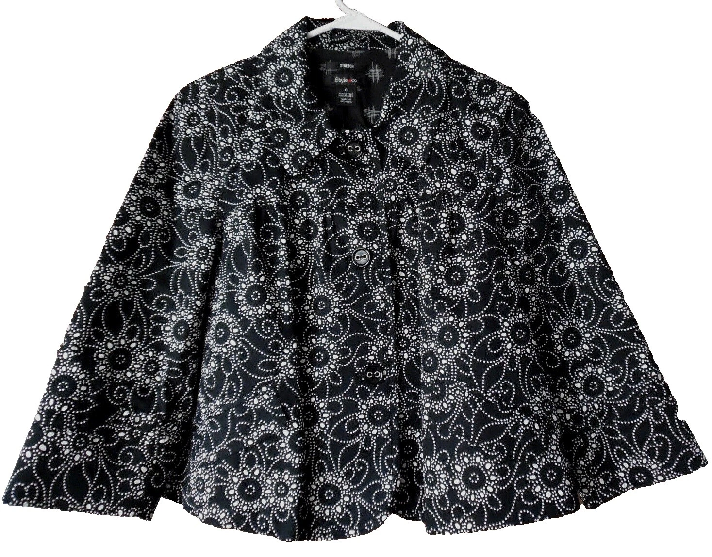 Estilo & co. Abrigos, chaquetas y chalecos florales para mujer