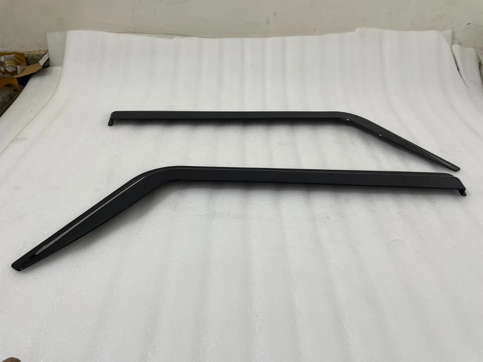 SUZUKI SAMURAI DOOR VISOR WEATHER SHIELD WIND DEFLECTOR UNBREAKABLE SET Of 2 Foto 3 de 4