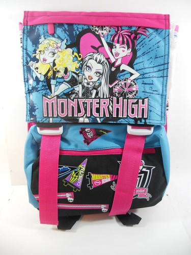 SCUOLA ZAINO MONSTER HIGH NUOVO ESTENSIBILE ELEMENTARI | eBay
