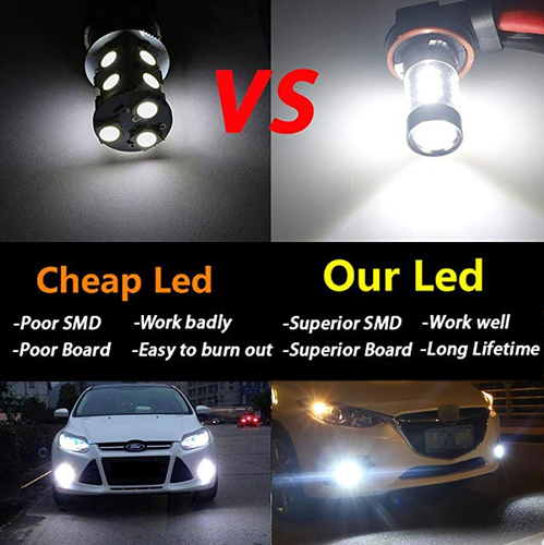 Xenon White LED Headlight Hi Low Beam Fog Light Bulbs for RAM 1500 2019-2020 - Picture 18 of 18