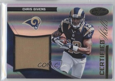2012 Certified Skills Materials Prime 12/49 Chris Givens #30 Rookie RC 0a7