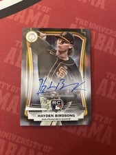 2025 Topps Tribute Hayden Birdsong RC Rookie Auto Gold /75 SF Giants