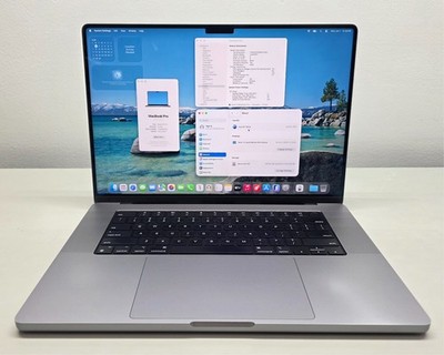 Apple Macbook Pro 2021 16'' M1 Pro 10C/16C 32GB RAM 512GB SSD macOS Tahoe