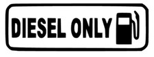 Diesel only Zapfsäule Aufkleber Sticker Auto Wand Fenster Möbel Dekoration