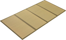 Tatami Mat Rush Grass Tatami Mattress Japanese Traditional Foldable Twin-39"X78
