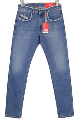 Diesel 2019 D-Strukt-Sp 09E19 Herren Jeans W30/L32 Blau Faded Slim Zip *