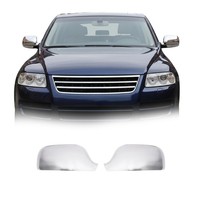 Spiegelkappen Spiegelabdeckung FüR VW Touareg I 2002-2010 Edelstahl Chrom 2Tlg