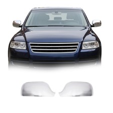 Spiegelkappen Spiegelabdeckung für VW Touareg I 2002-2010 Edelstahl Chrom 2tlg
