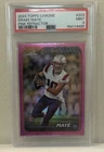 2024 TOPPS CHROME PINK REFRACTOR #203 DRAKE MAYE ROOKIE RC PSA 9 🔥 JUST GRADED
