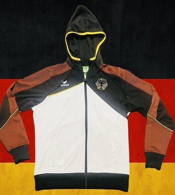 Erima Deutschland Vintage Jacket National Team ZipUp Hoodie Size UK8 / D36 / F38