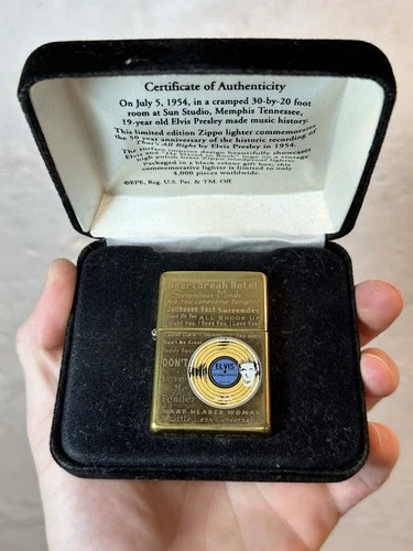 Vintage 2004 Zippo Elvis Presley He Dared to Rock Limited Edition 876/4000