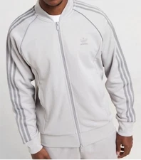 adidas ORIGINALS SUPERSTAR TREFOIL TRACK JACKET Top Men’s M JP2516 Grey Two SST