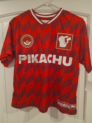 Boys Pokémon Red Pikachu Jersey 0025 L/EG Large (new with tag)