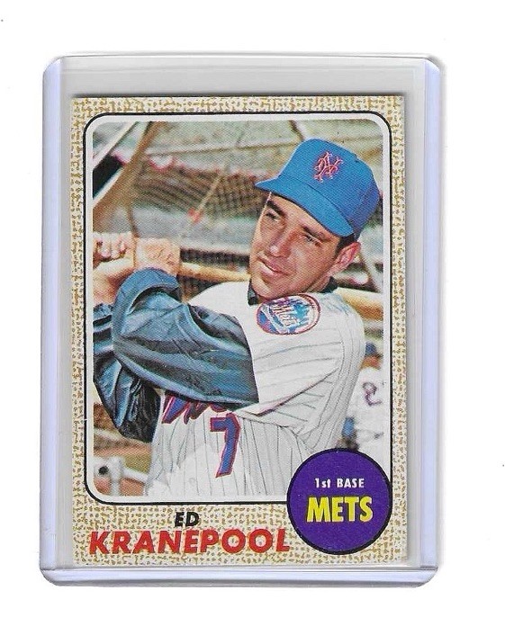 1968 Topps Ed Kranepool #92 LOW GRADE