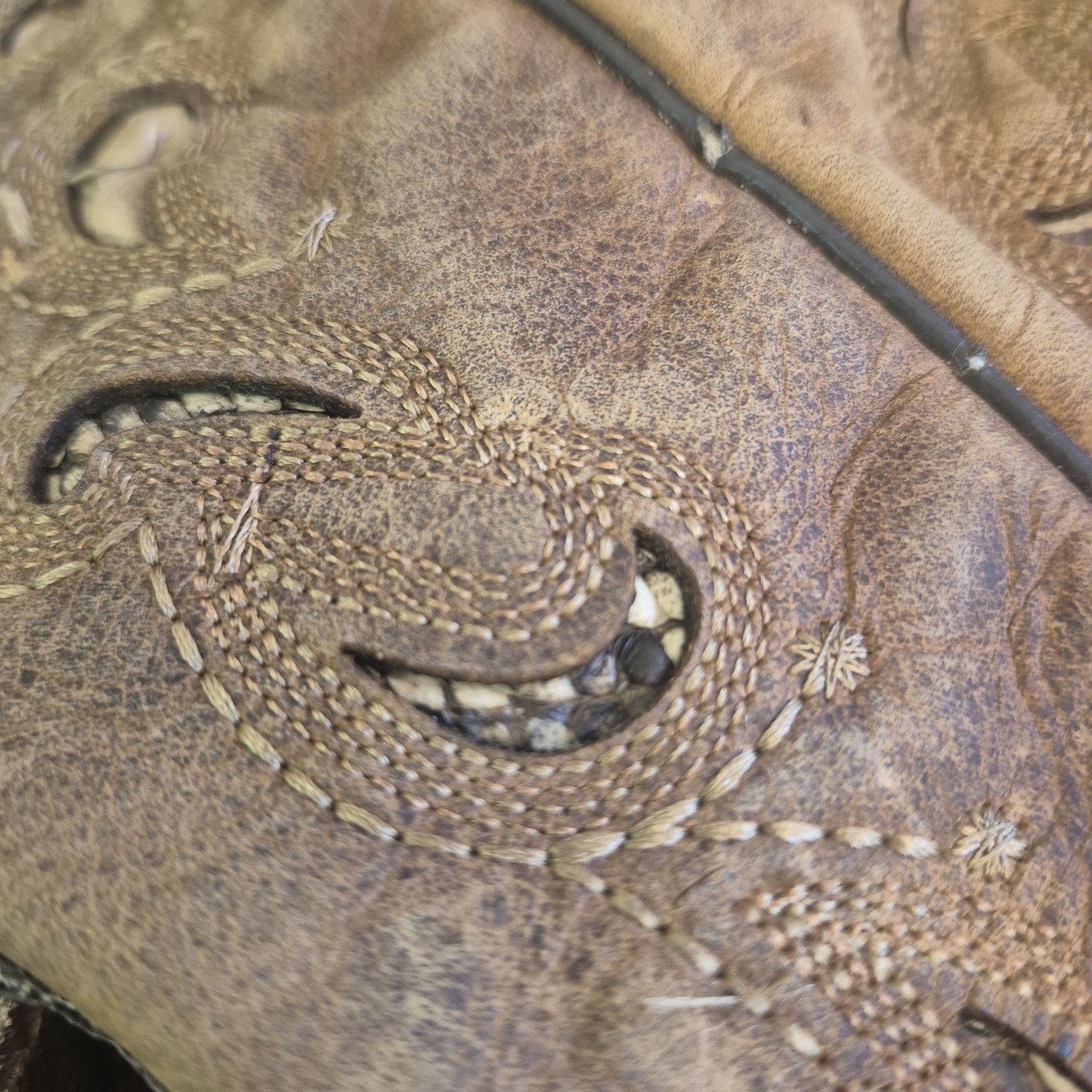 Corral Vintage Python & Leather, Inlay Distressed… - image 23