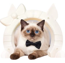 Cute Indoor Kitty Pass Interior Cat Door Hidden Litter Box Pet Door for Cats New