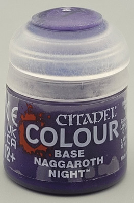 Warhammer Citadel Farbe Base: NAGGAROTH NIGHT - Games Workshop Tabletop Farbe