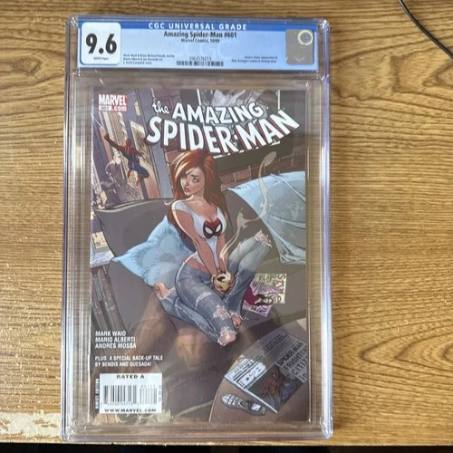 Marvel Comics: Amazing Spider-Man #601 2009 - CGC 9.6 J. Scott Campbell