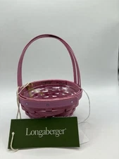 Longaberger 2025 miniature Easter basket.. Pink