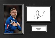 Cole Palmer Signed 12x8 Photo Display Chelsea Memorabilia Autograph COA