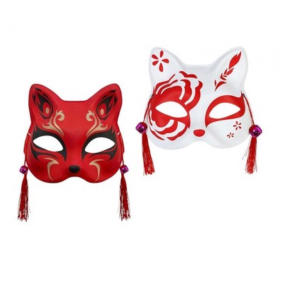 Half Face Cat Halloween für Mardi Gras Mask Prom Festival