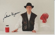Gunther von Hagens, orig sign AK