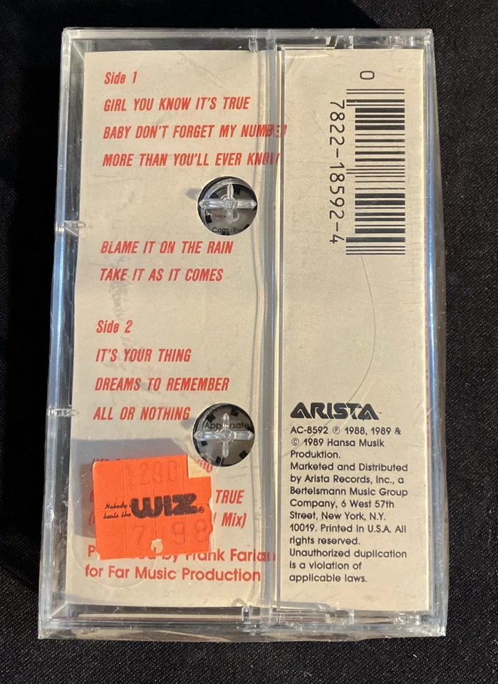 Vintage Cassette Tape SEALED Milli Vanilli Girl You Know It's True - Image 2 of 4