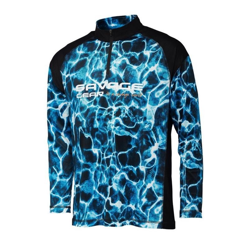 Savage Gear Marine UV Long Sleeve T-Shirt respirant anti-transpiration