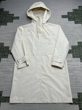 Zara Jacket Womens Small Ivory Water Resistan...