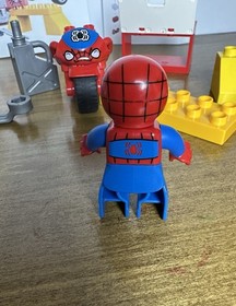 LEGO Duplo 10607 Spiderman Web-Bike Workshop Complete Set