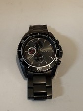 Michael Kors Men s Fashion Watch Gunmetal MK-8340 Used Fair No Box