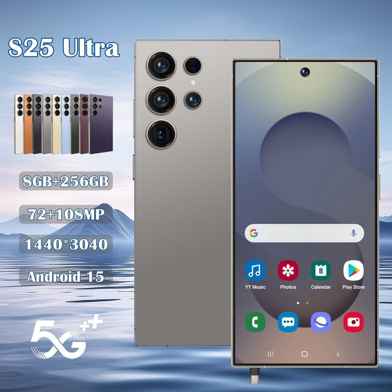 New S25 Ultra Android 15 8GB+256GB 7.3in Smartphone Unlocked