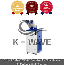 SHINILSMA-E3500K Portable Air Conditioner No Outdoor Unit Required 