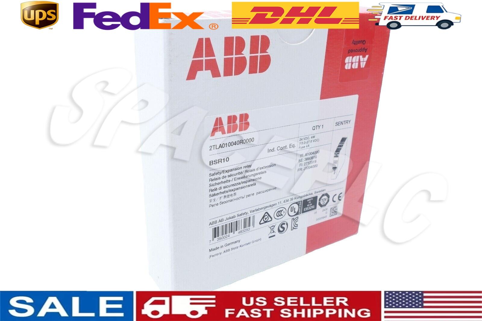 ABB SENTRY Safety Relay DIN-10-55°C | 2tla010040r0000 -Fast Shipping