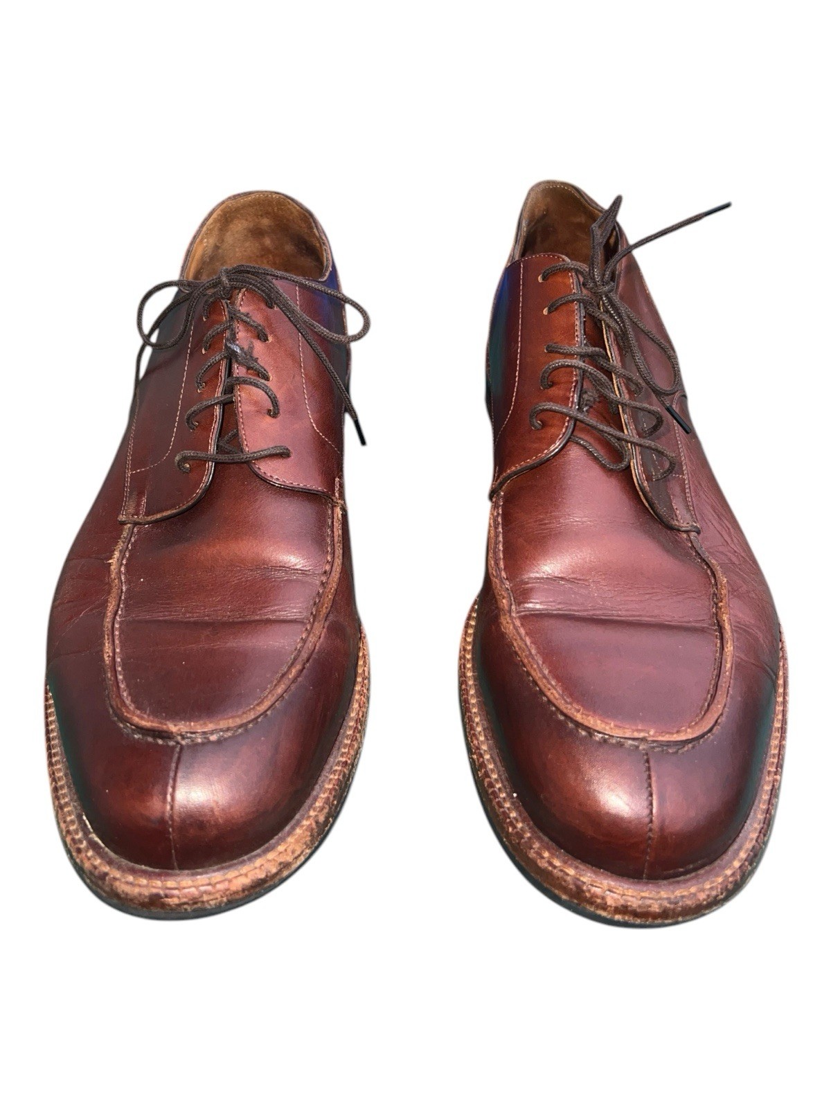 SAOLA Scarpe eleganti Beckett Simonon Anders derby punta divisa uomo 12 �� pelle marrone