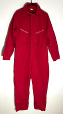 Vintage Big Smith Coveralls USA Union Made Men's 44 Long Red