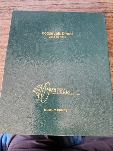 2003-2023-P-D-S-S ROOSEVELT DIME ALBUM, 84 coins, 21 Silver Dimes, Unc. & Proofs