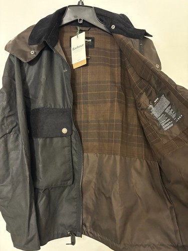 Barbour RE-ENGINEERED SPEY WAX JACKET MSRP$580 BRITISH LUXURY - Picture 5 of 24