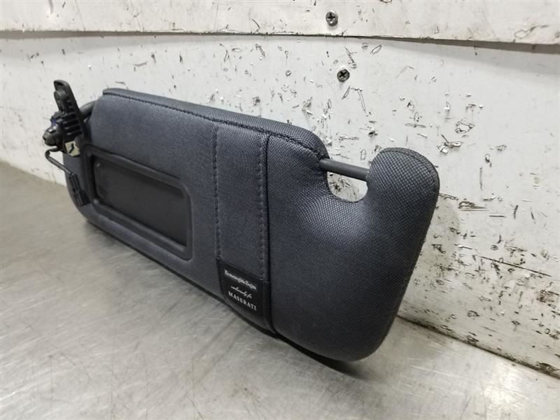 17 2017 MASERATI LEVANTE ERMENEGILDO ZEGNA SUN VISOR SET BLACK CLOTH