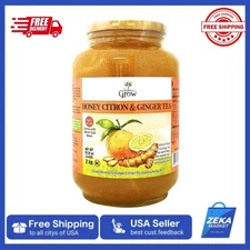 New Limited Balance Grow Honey Citron and Ginger Tea - 4.4 lbs, Fresh Organic
