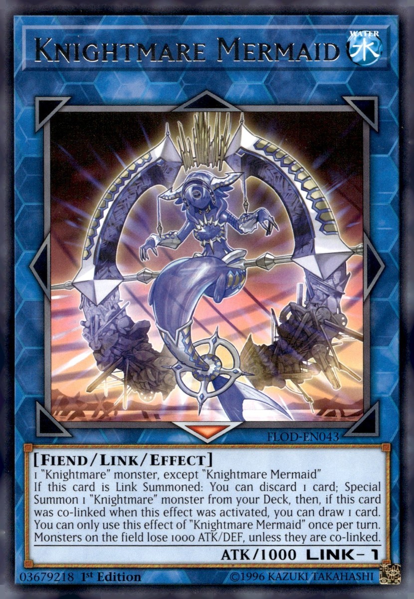 Yu-Gi-Oh! Knightmare Mermaid 1st Ed. FLOD-EN043 Rare NM/LP x1 | eBay
