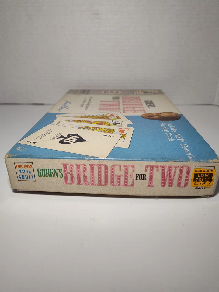 Milton Bradley Goren’s Bridge for Two Card Game #4401 Sealed w/Woolworth Sticker - Image 3 of 4