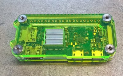 RaspberryPi Zero W (512GB SSD, Arm Cortex-A53, 1.00 GHz, 512GB)with acrylic case