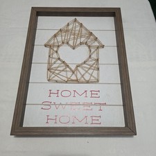 Home Sweet Home Wooden Sign Decor Rustic Farm 12x16