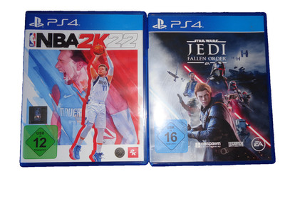 NBA 2K22 + STAR WARS JEDI Fallen Order - PS4 PlayStation 4 - 2 Spiele