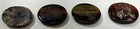 Lot 4 Natural Oval Cabochon Gemstones Tiger Eye Golden Tiger Eye Bloodstone — photo 3