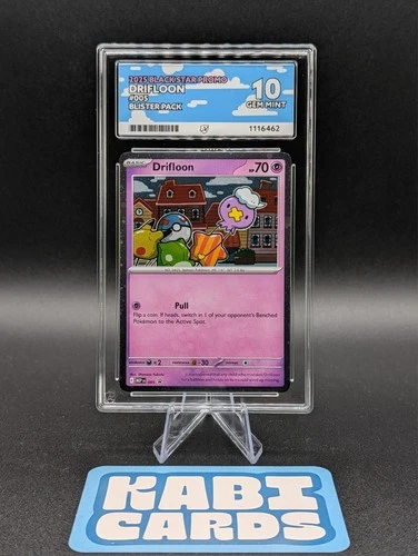 ACE 10 Drifloon MEP 005 Black Star Promo Graded Card PSA Crossover Potential